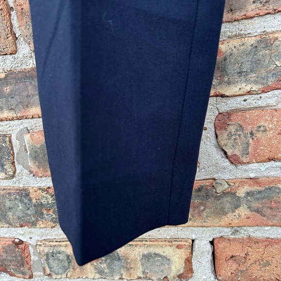 Talbot’s W’s 8 Curvy Hampshire Straight Leg Ankle Pant Tailored Navy poly blend - Picture 3 of 14